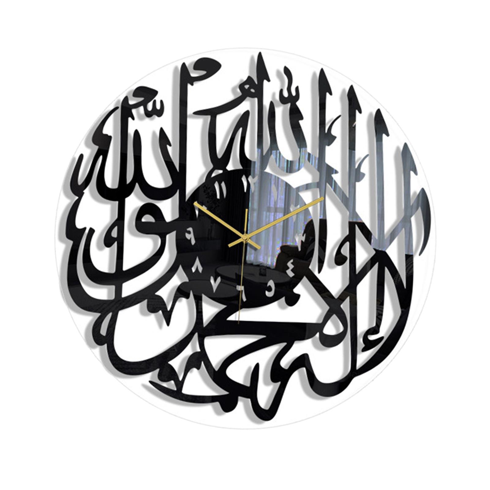 Acrylic Wall Clock Wall Clock Acrylic Non Ticking for Bathroom Kitchen