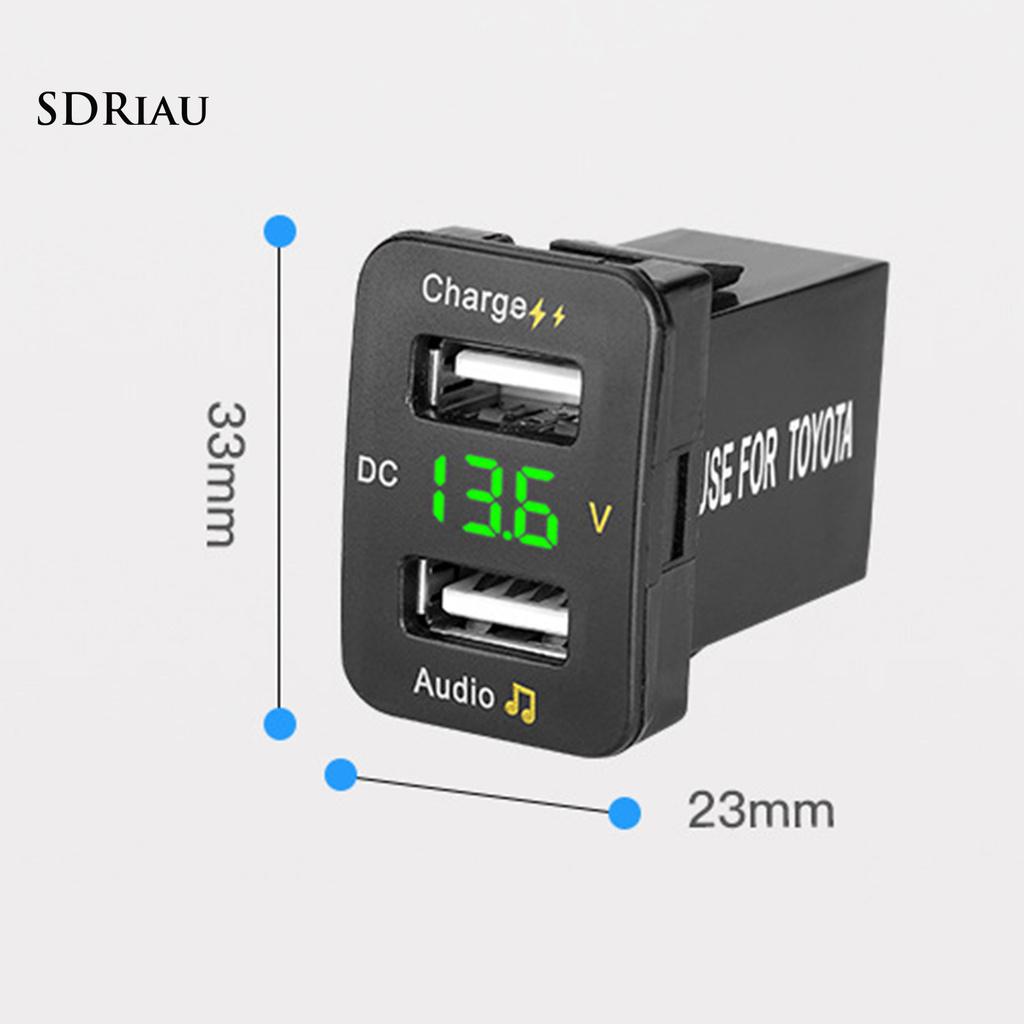 Cốc Sạc Usb Qc 3.0 Cho Xe Hơi Toyota