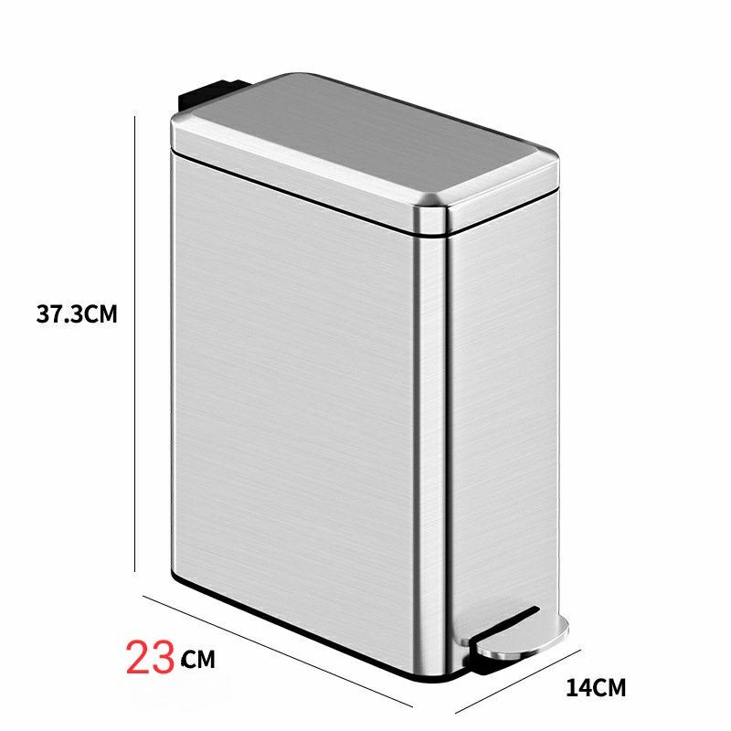 Thùng rác inox 8 lít cao cấp thùng rác nhà vệ sinh thùng rác phòng ngủ