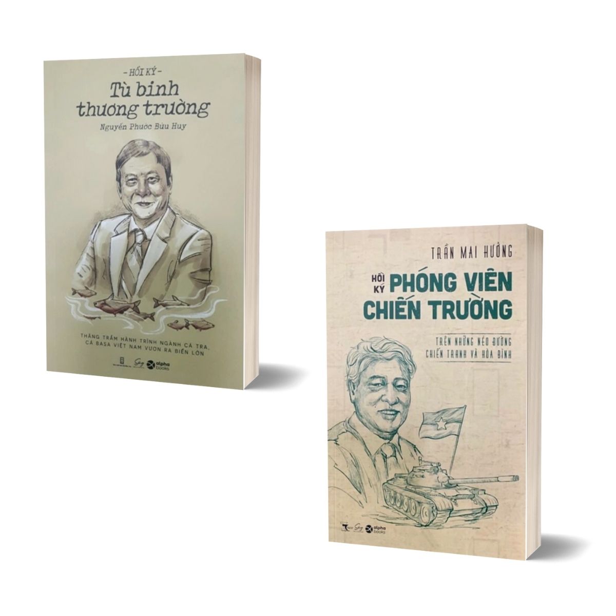 Combo Hồi Ký Tù Binh Thương Trường + Hồi Ký Phóng Viên Chiến Trường