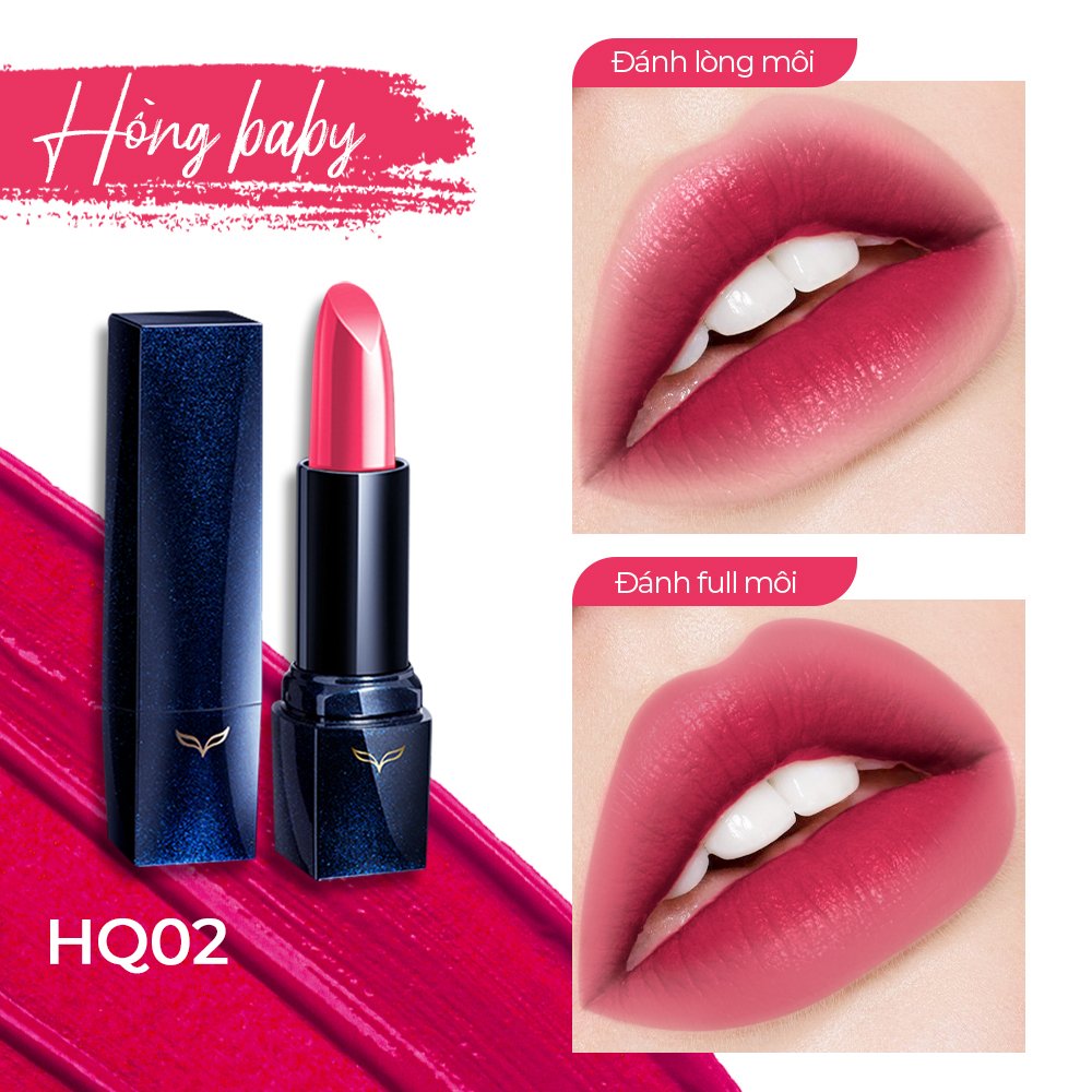 TAIWAN COSMETICS Son Thỏi FOX Definitely Lipstick 4g - HQ02 - Hồng Baby Love Story