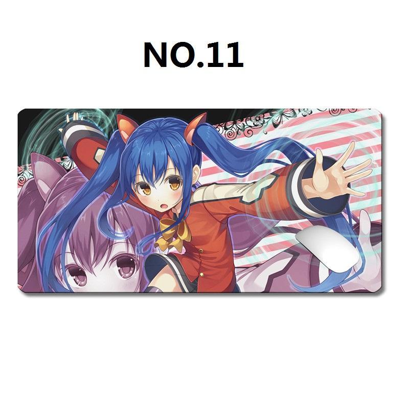 Miếng Lót Chuột Và Bàn Phím Máy Tính Chống Trượt In Hình Anime Fairy Tail 30x60cm