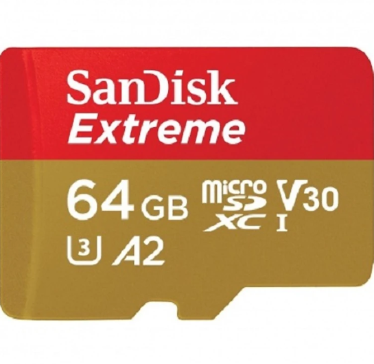 Thẻ Nhớ MicroSDXC SanDisk Extreme V30 A2 64GB 170MB/s SDSQXAH-064G-GN6MN - Hàng Chính Hãng