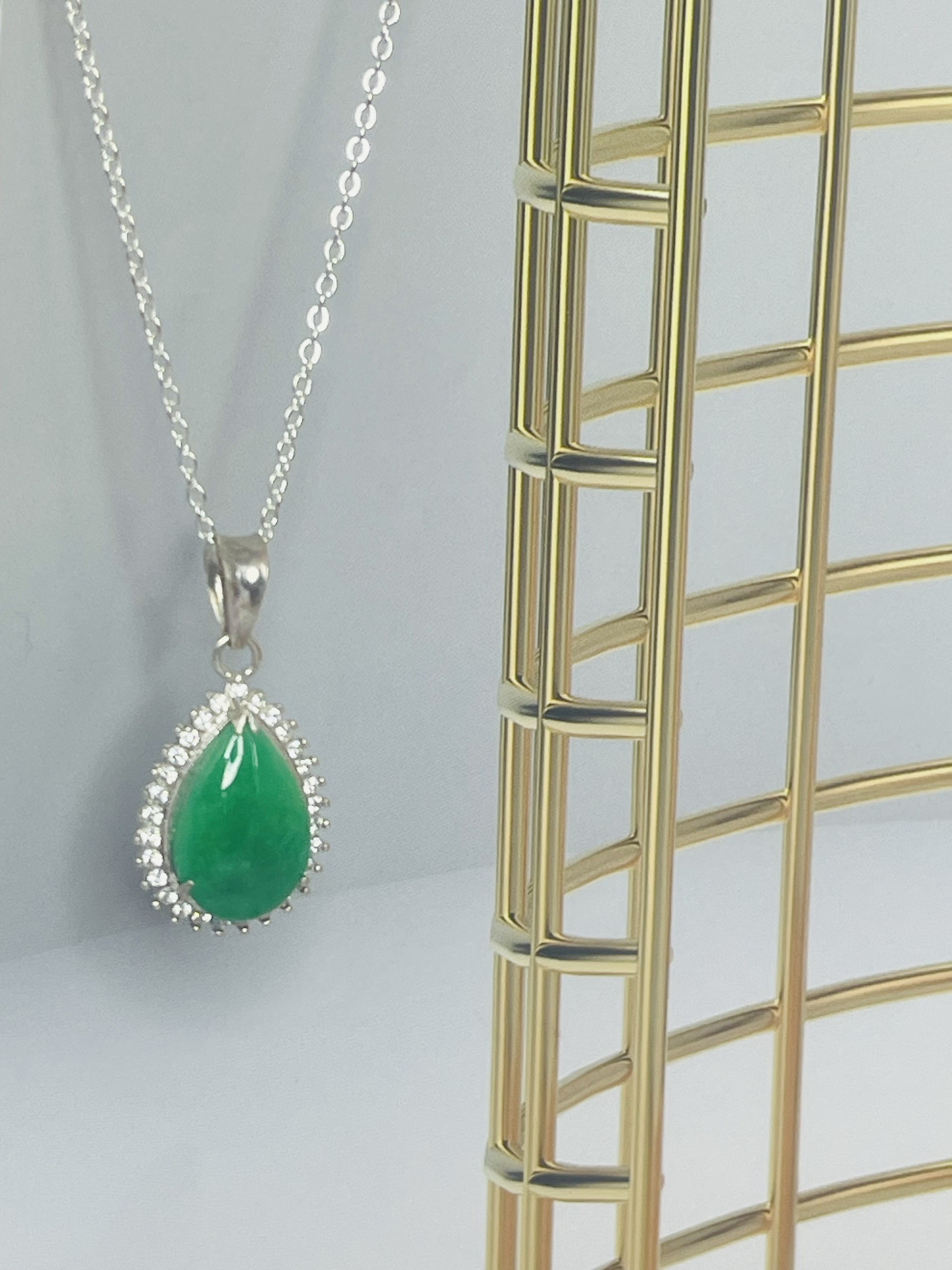 Dây chuyền Bạc 925 Mặt Đá
