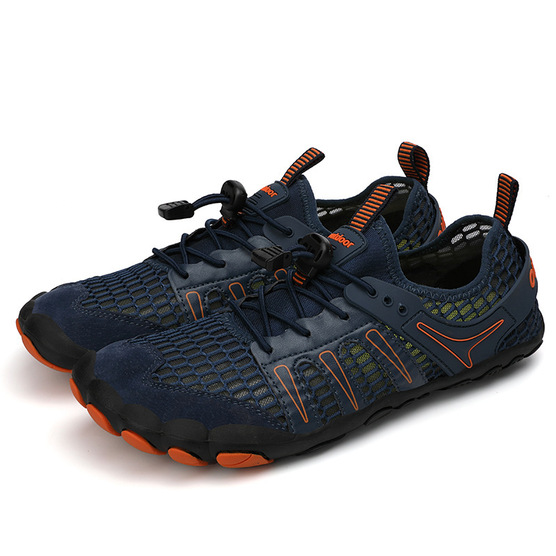 Outdoor river upstream shoes large mesh breathable and quick-drying five-finger wading shoes