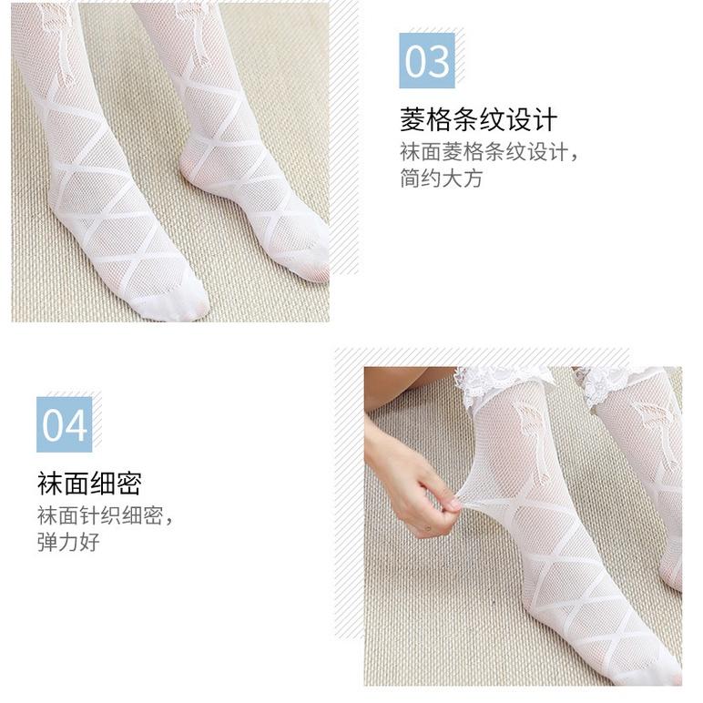 Vớ lolita Nhật Bản Lolita vớ ren nữ nơ chìm Hàn Quốc VT06