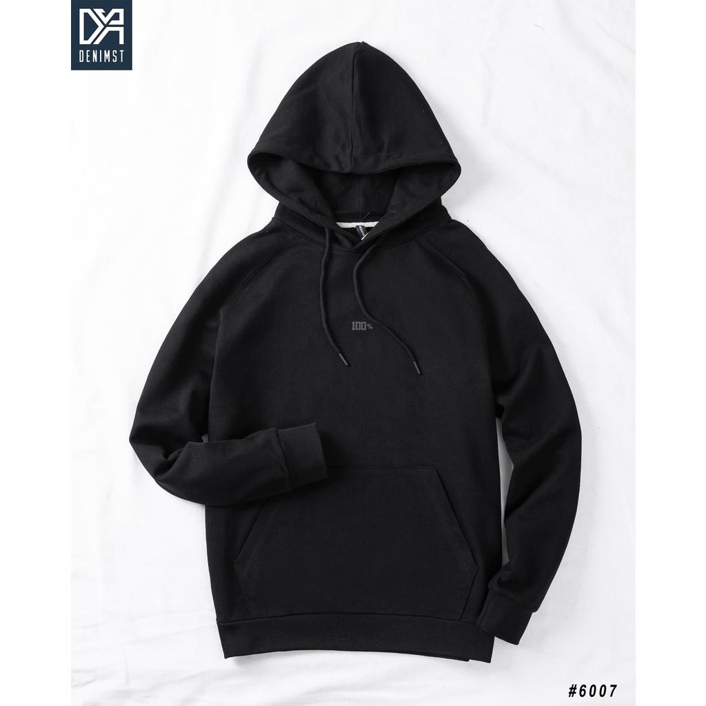 Áo hoodie nỉ nam100 PERCENT DENIMST 6007