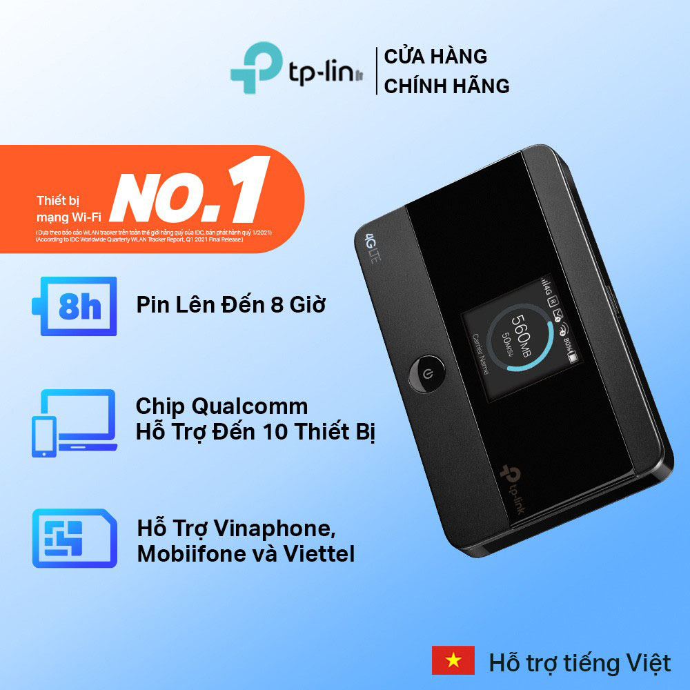 [Hỏa Tốc] Bộ Phát Wifi Di Động TP-Lin M7350 3G/4G LTE 150Mbps