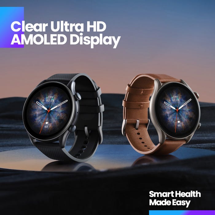 Đồng hồ thông minh cao cấp Huami Amazfit GTR 3 PRO - Nghe gọi trực tiếp - Theo dõi sức khỏe 24h - Chống nước 5 ATM - Hàng Chính Hãng