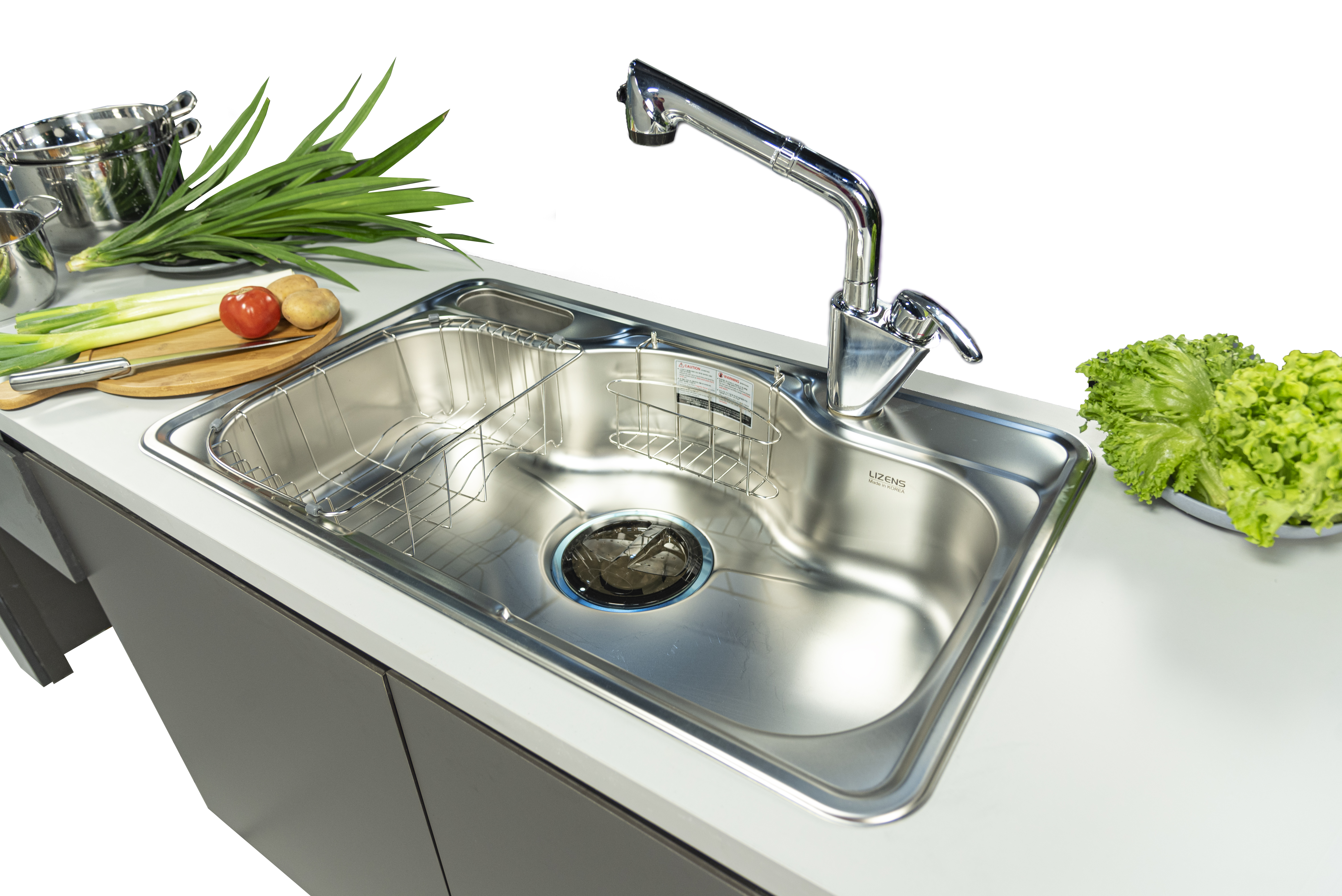 Chậu rửa chén inox 304 LIZENS LDSP 850