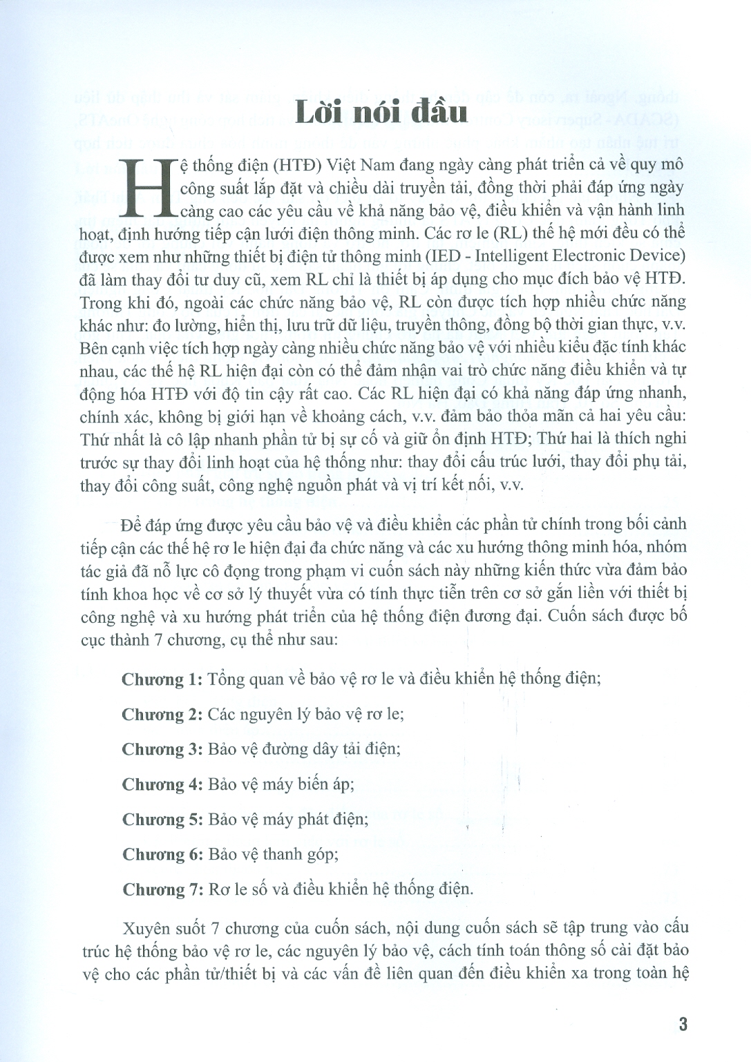 Bảo Vệ Rơ Le Và Điều Khiển Hệ Thống Điện - Lê Tiên Phong (Chủ biên)