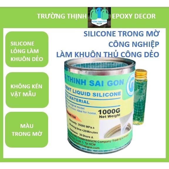 Cao Su Lỏng Silicone Làm Khuôn RTV 898 Công Nghiệp Màu Trong Mờ - Trường Thịnh Sài Gòn