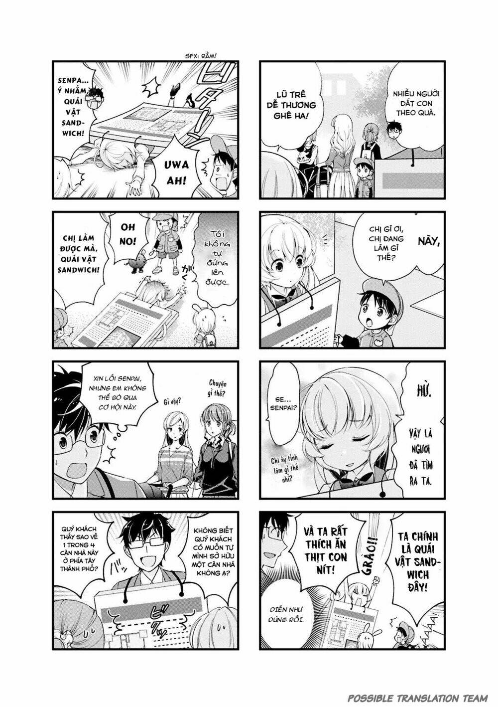 senpai nhỏ nhắn của tôi rất dễ thương chapter 3 4