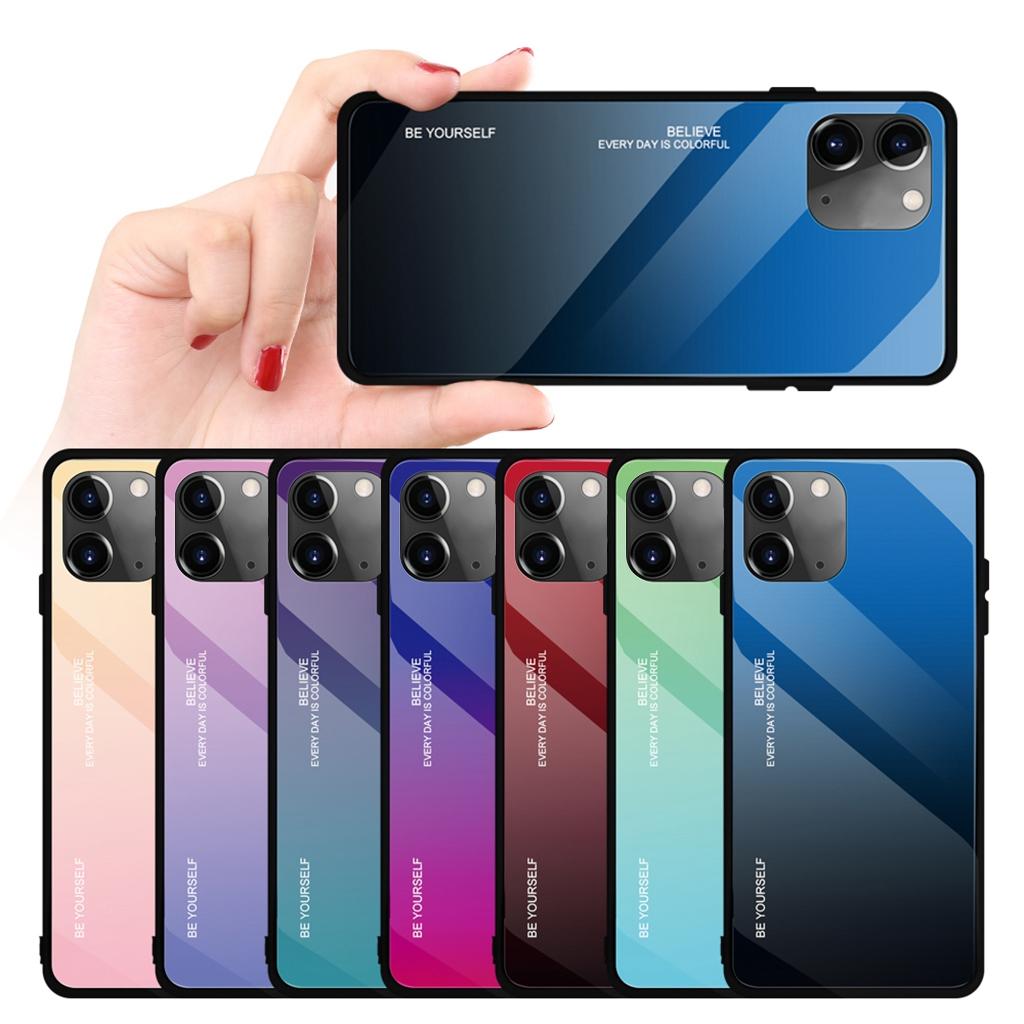 Gradient glass cover for iPhone 11 blue 6.1 inch for iPhone 11
