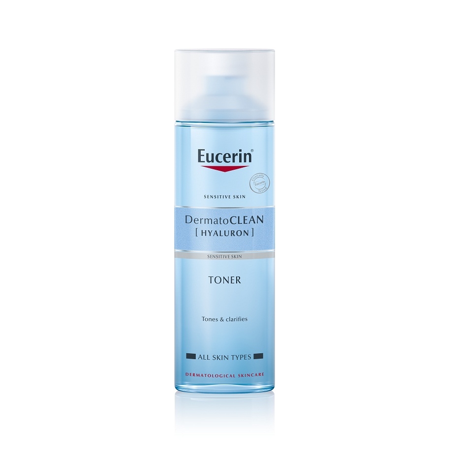 Nước cân bằng cho da nhạy cảm Eucerin DermatoCLEAN Toner 200ml