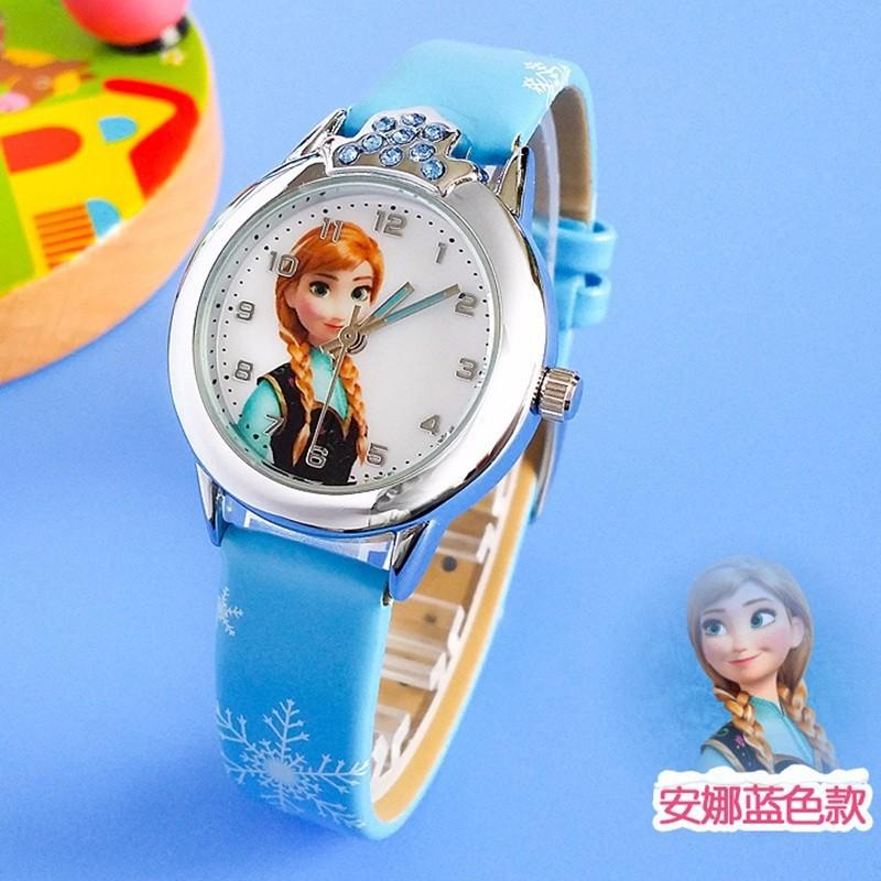 Đồng hồ mặt tròn họa tiết hoạt hình Frozen độc đáo DMS3459