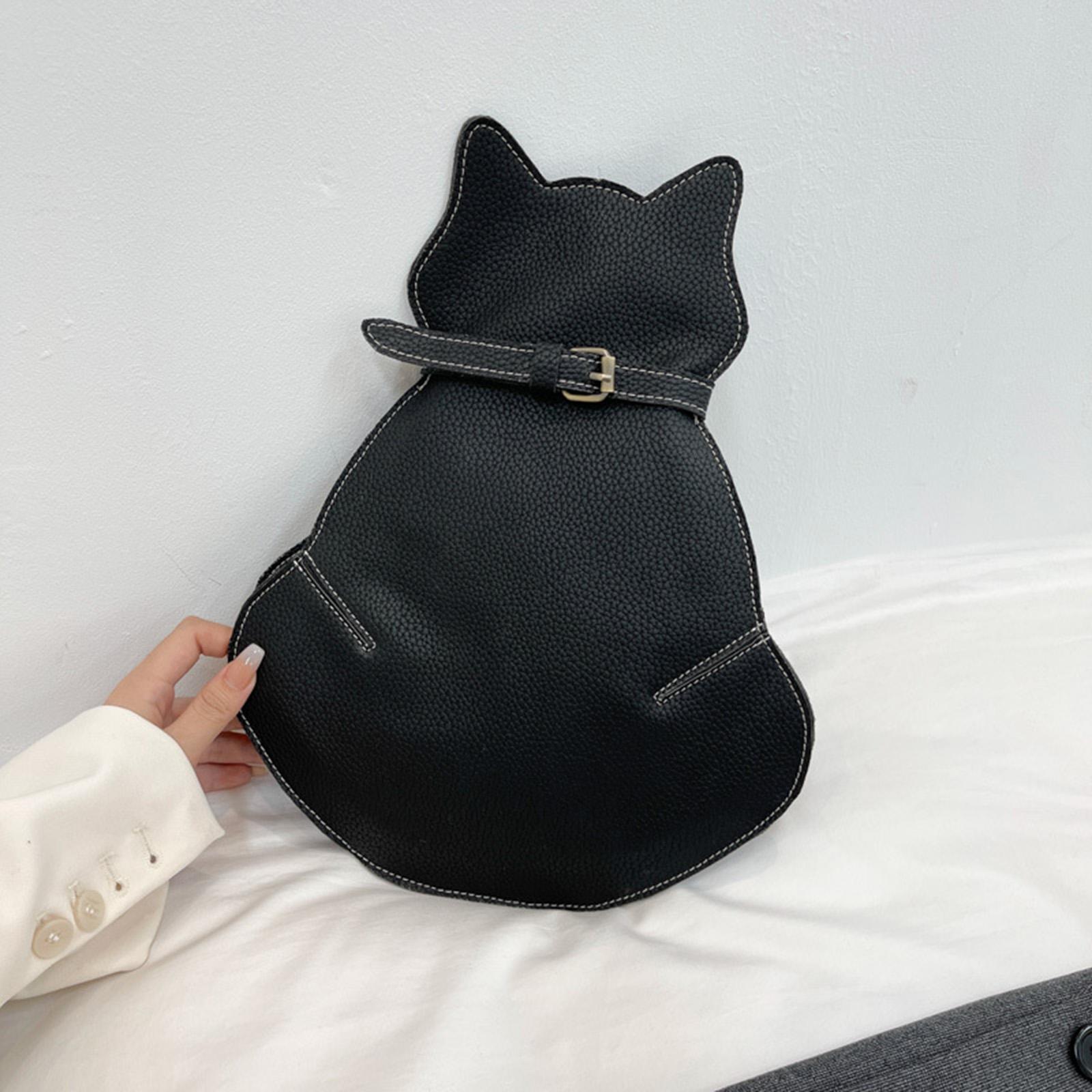 Bags for Women Crossbody Bag Casual fashion Daypack Lady Gift PU Leather Cute cat shape for Travel Fitness Outdoor