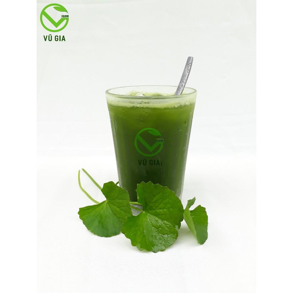 Bột Rau Má Sấy Lạnh Nguyên Chất Vũ Gia + Tặng Chai Thủy Tinh Đựng Nước Ép Có Dây Treo 300ml