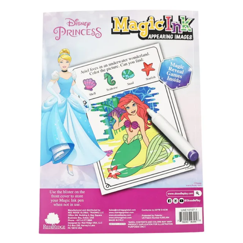 Sách Disney Princess Magic Ink Book