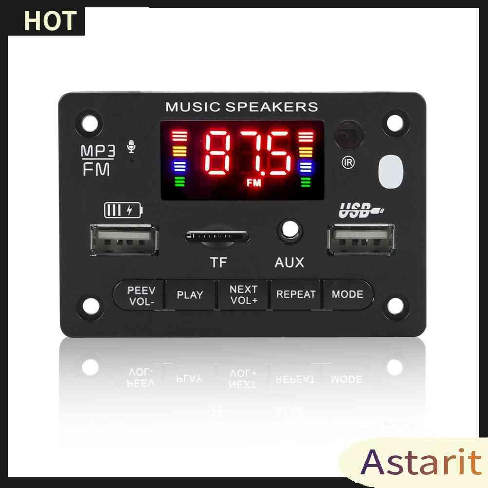 Bảng Mạch Khuếch Đại Âm Thanh Bluetooth 5.0 MP3 DC 7-24V 2x40W Chuyên Dụng Cho Xe Hơi / Nhà Cửa