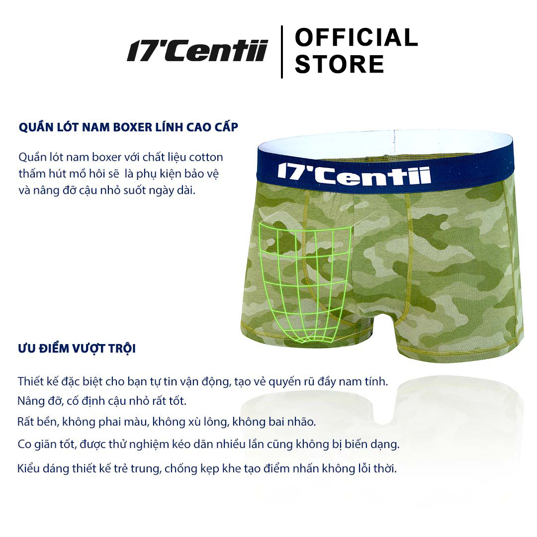 Quần Boxer Họa Tiết Lính