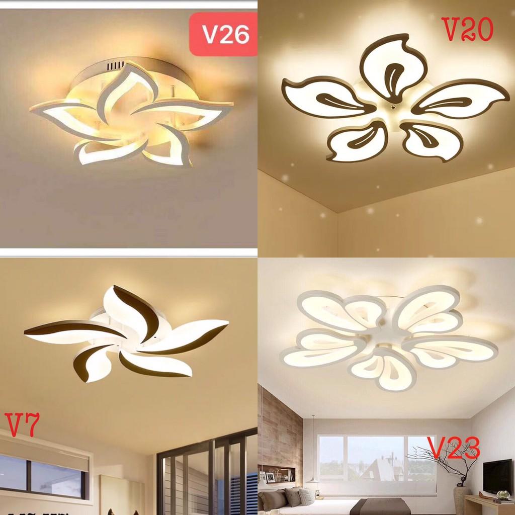 Đèn trần trang trí hiện đại cho phòng khách, phòng ngủ Led V3