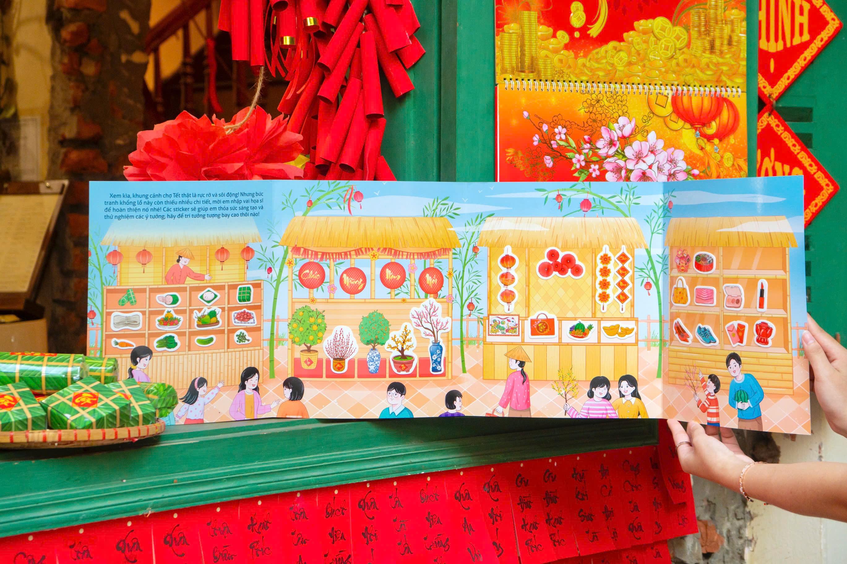 Sách - Sách Khổng Lồ Về Tết - Em Đi Chợ Tết - Bìa Cứng