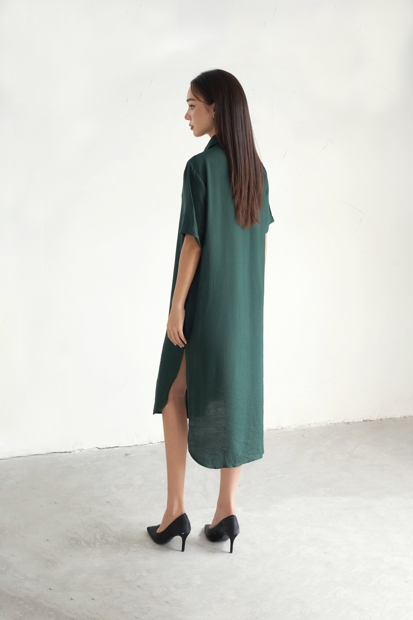 OLV - Đầm Forest Long Shirt Dress