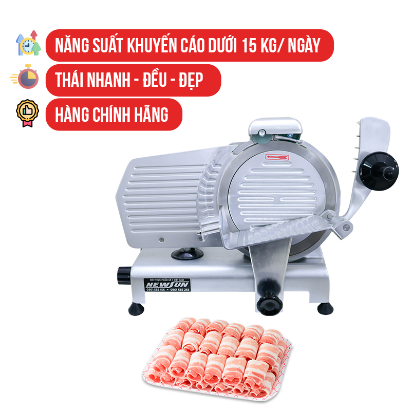 Máy Thái Thịt Chín NEWSUN ES-250 - Hàng Chính Hãng