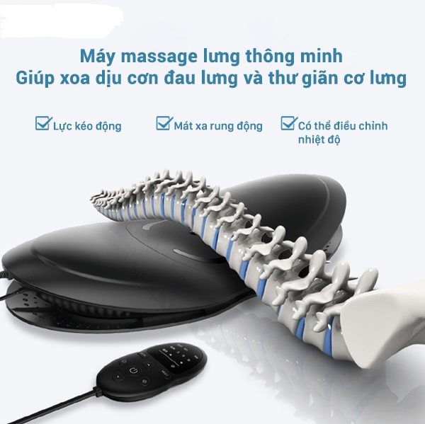 Máy Massage Thắt Lưng Hồng Ngoại, Massage Cột Sống Thắt Lưng, Hỗ Trợ Thoát Vị Đĩa Đệm