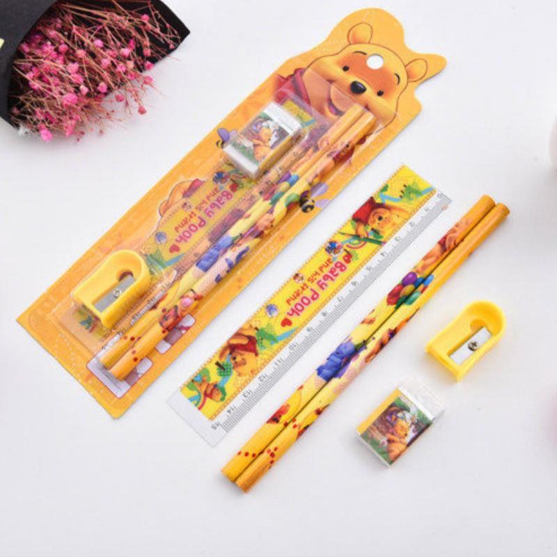 Bộ dụng cụ học tập 5 trong 1 xinh xắn đáng yêu dành cho trẻ em