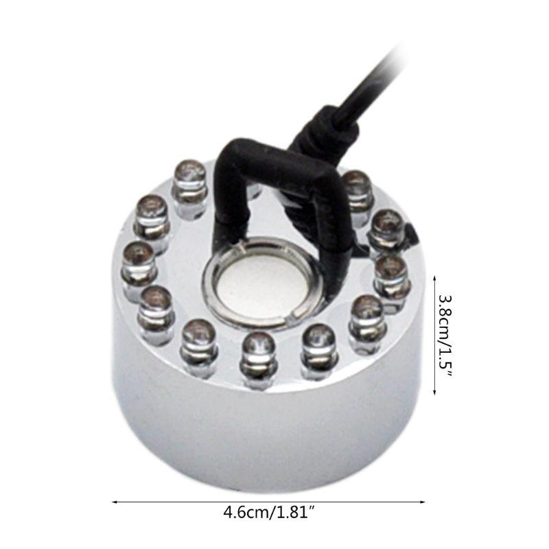 Siêu Âm Phun Sương Tạo Máy Phát Điện Phun Sương Tạo Ẩm Hình Ếch Con Máy Xông Khí Dung Vòi Phun Nước Ao 12 LED Atomizer Máy Tạo Độ Ẩm Không Khí US/UK/EU/phích Cắm AU 19QE