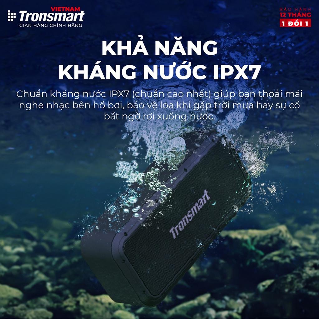 Loa Bluetooth 5.0 Tronsmart Force Pro Chống nước IPX7, Công suất 60W, hỗ trợ NFC, TWS- Hàng chính hãng