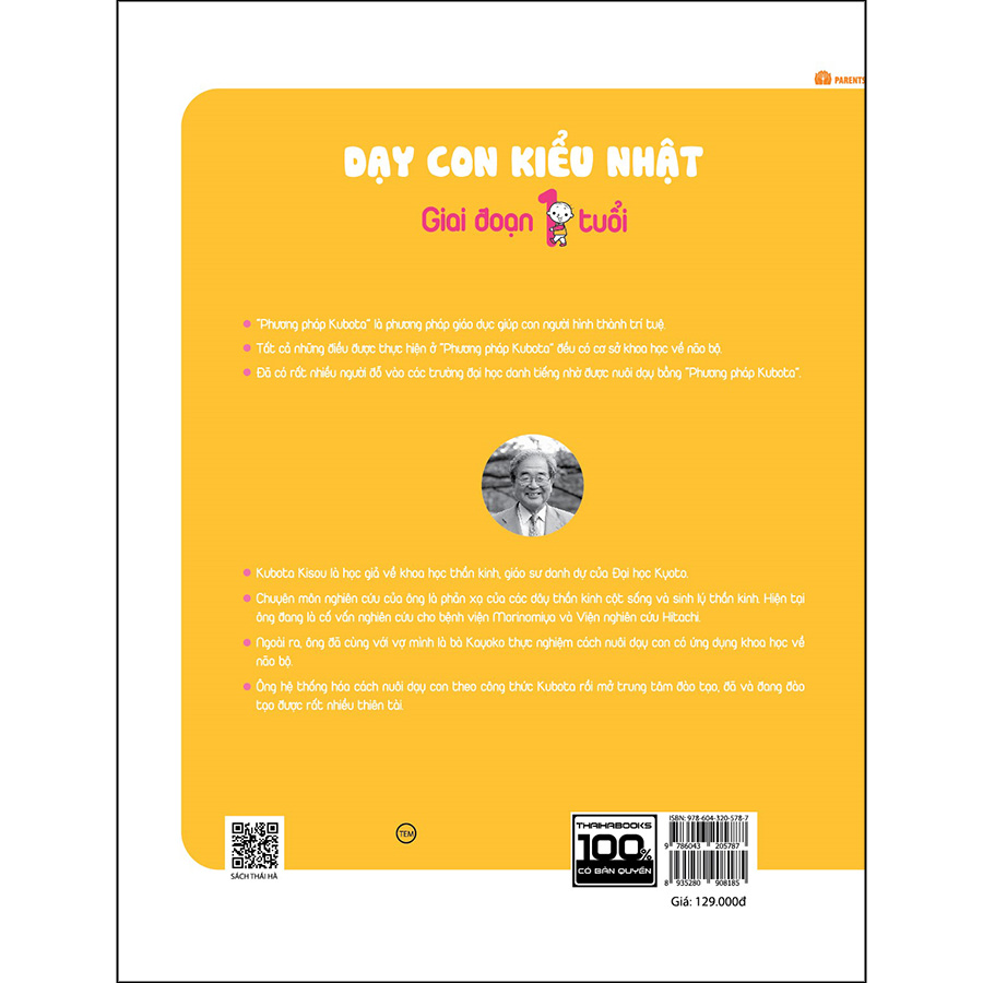 Dạy Con Kiểu Nhật - Giai Đoạn 1 Tuổi