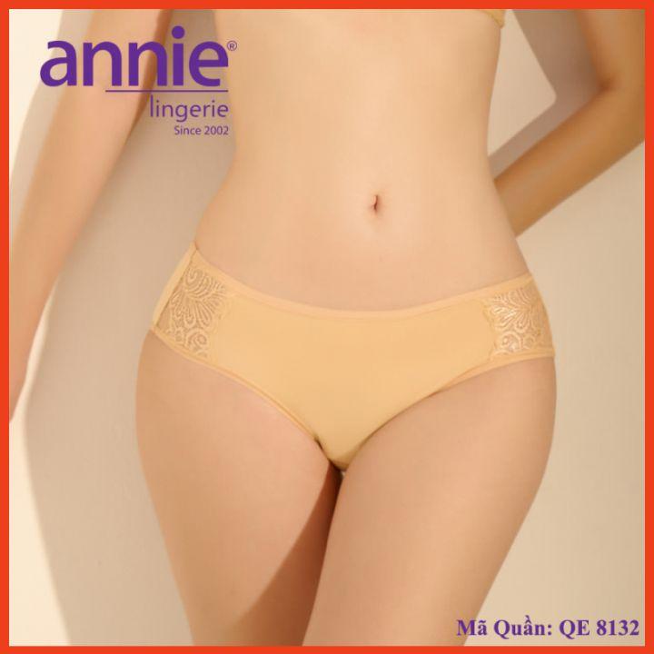 Quần lót nữ thun lạnh lưng thấp cao cấp annie co giãn thoải mái sexy gợi cảm quyến rũ không hóa chất độc hại da QE 8132