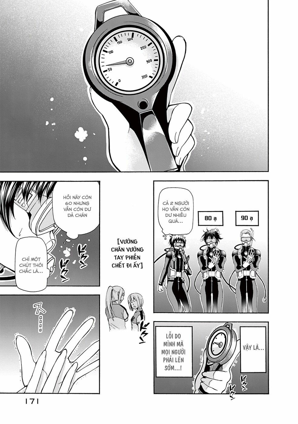 cô gái thích lặn - grand blue chapter 17 36