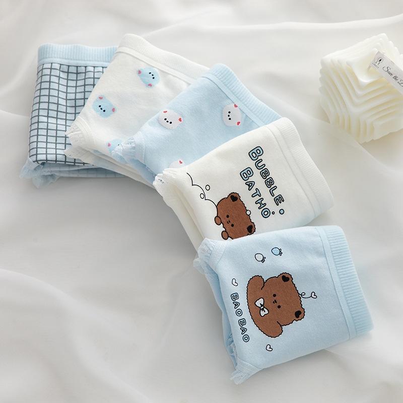 Quần Lót Nữ Cotton Kháng Khuẩn Hình Gấu Béo Thời Trang . Hàng Loại Đẹp.