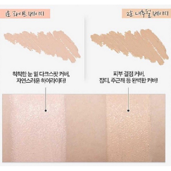 Bút Che Khuyết Điểm 2 Đầu Karadium Skin Perfection Concealer 2.2g