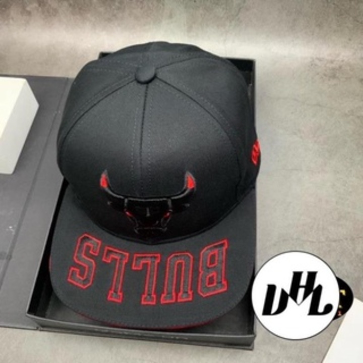 Mũ Hiphop Thể Thao Thêu BULLS NBA full tem Cao Cấp cho MLB Thời Trang Cao Cấp