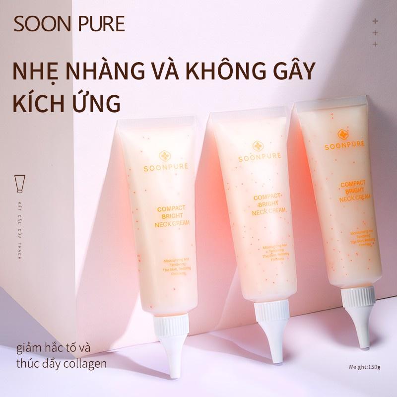 Kem dưỡng trắng da cổ SOON PURE làm mờ nếp nhăn và cân bằng độ ẩm 80g