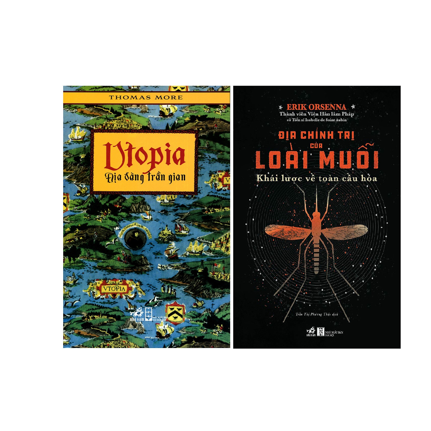 Combo 2 Cuốn Uptopia - Địa Đàng Trần Gian  + Địa Chính Trị Của Loài Muỗi - Khái Lược Về Toàn Cầu Hóa