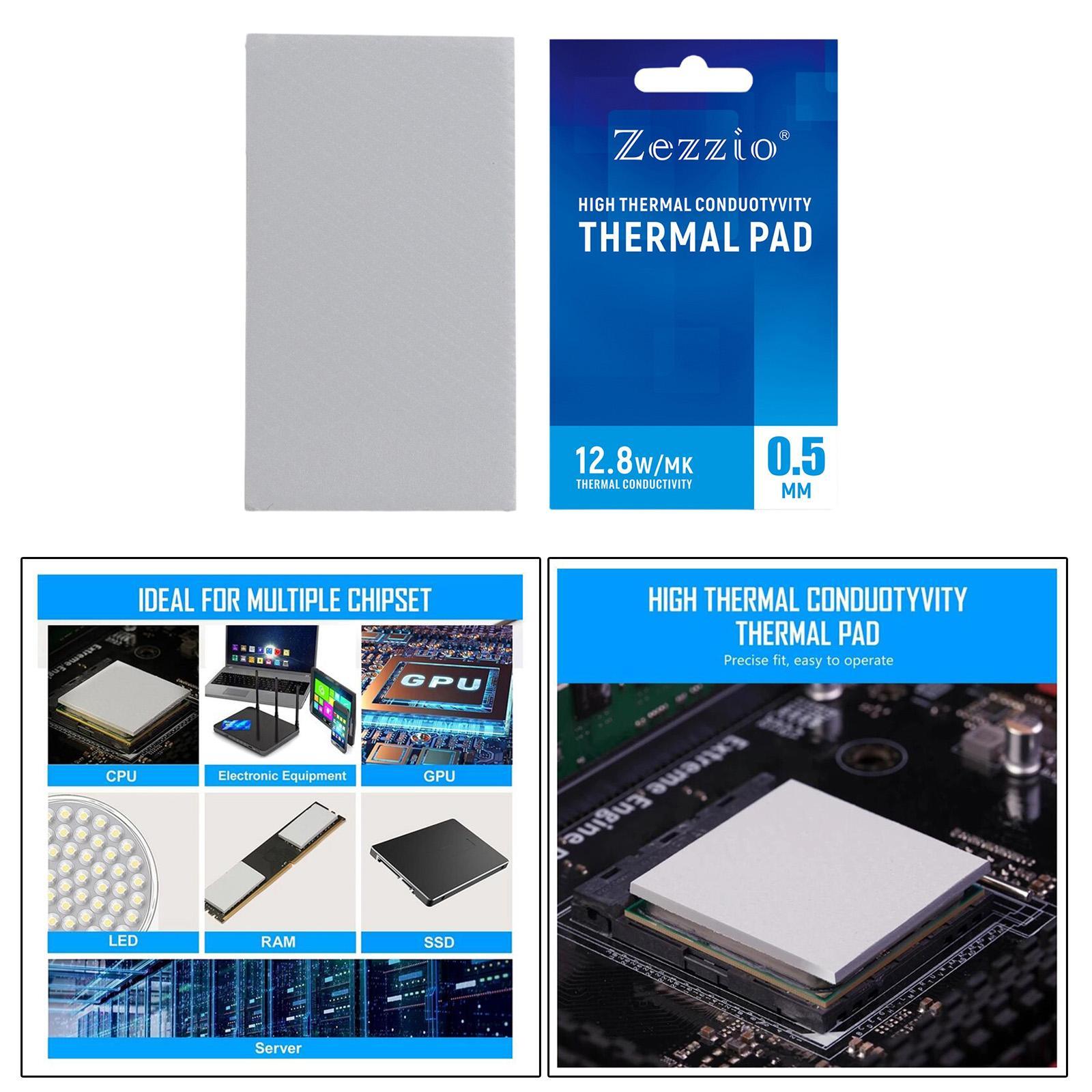 Silicone Thermal Pad 12.8 W/ Heat Resistance Simple for PC Laptop