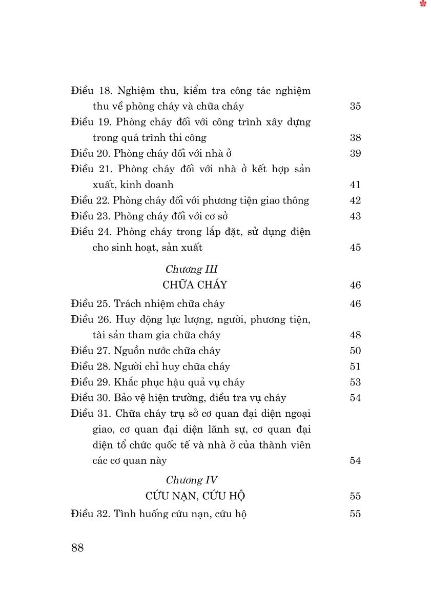 Luật phòng cháy, chữa cháy và cứu nạn, cứu hộ năm 2024 - bản in 2025