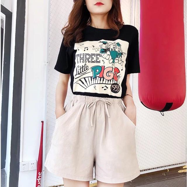 Quần short đũi xước thời trang