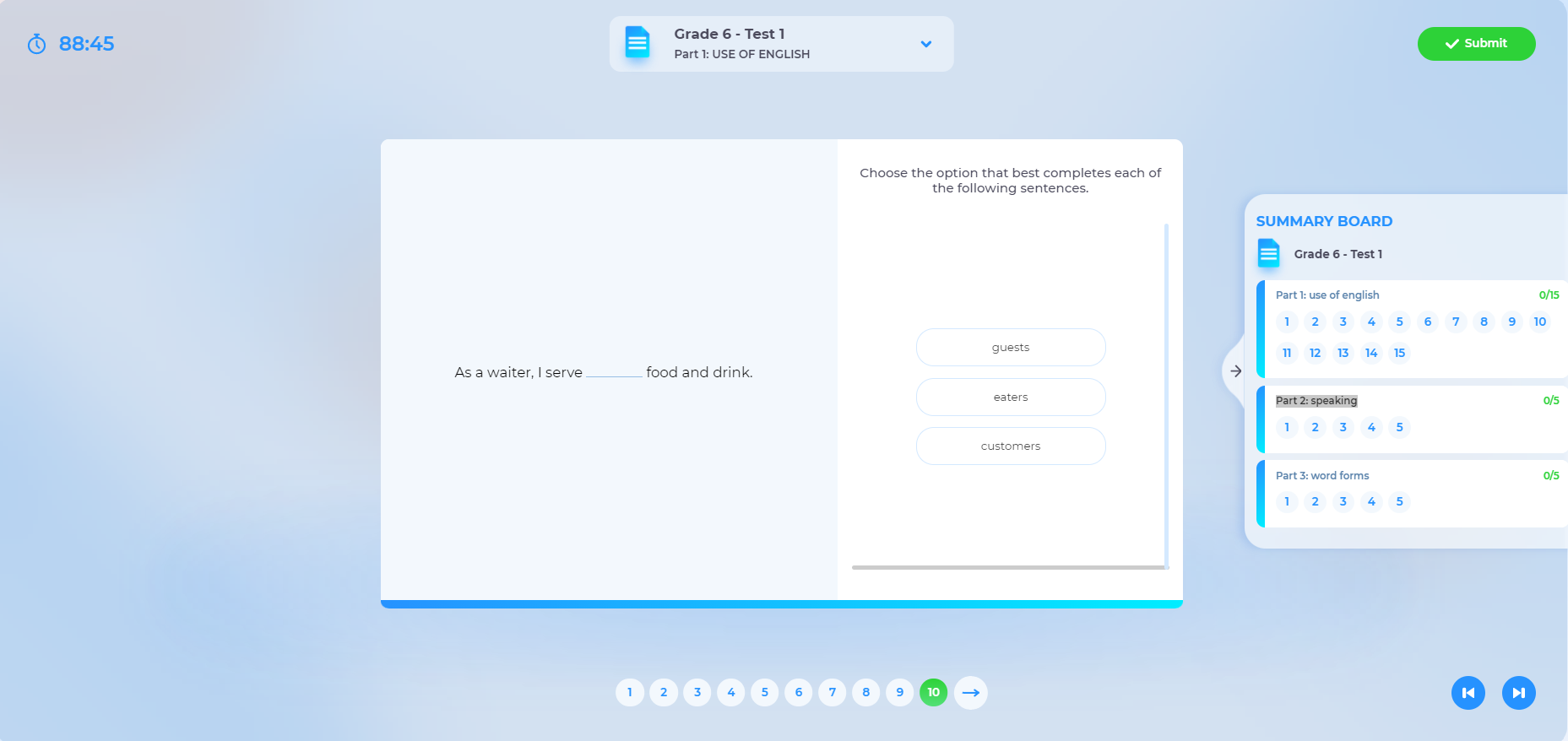 Ứng dụng bài kiểm tra Practice Tests 6