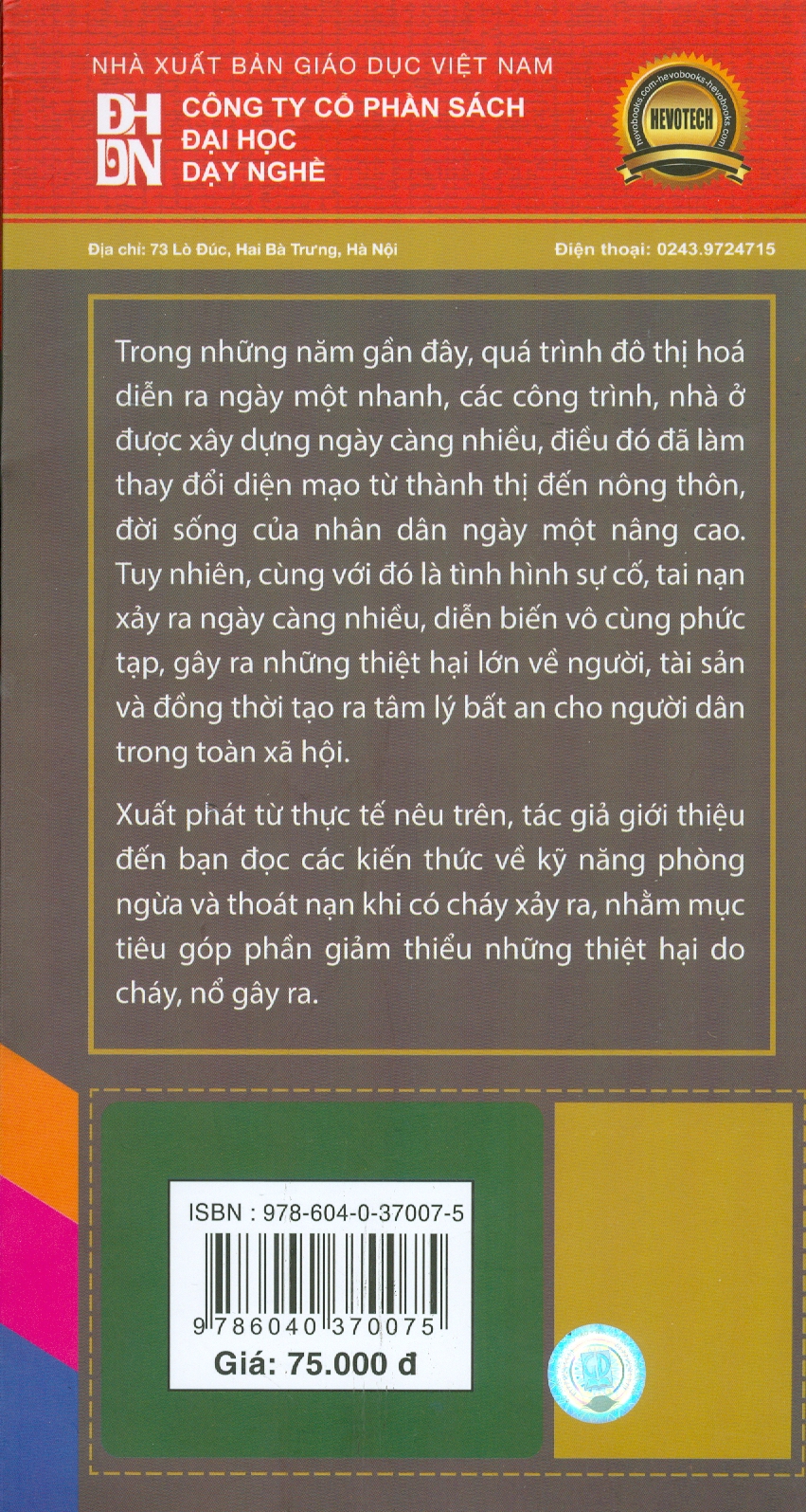 Cháy – Kỹ năng phòng và Thoát nạn