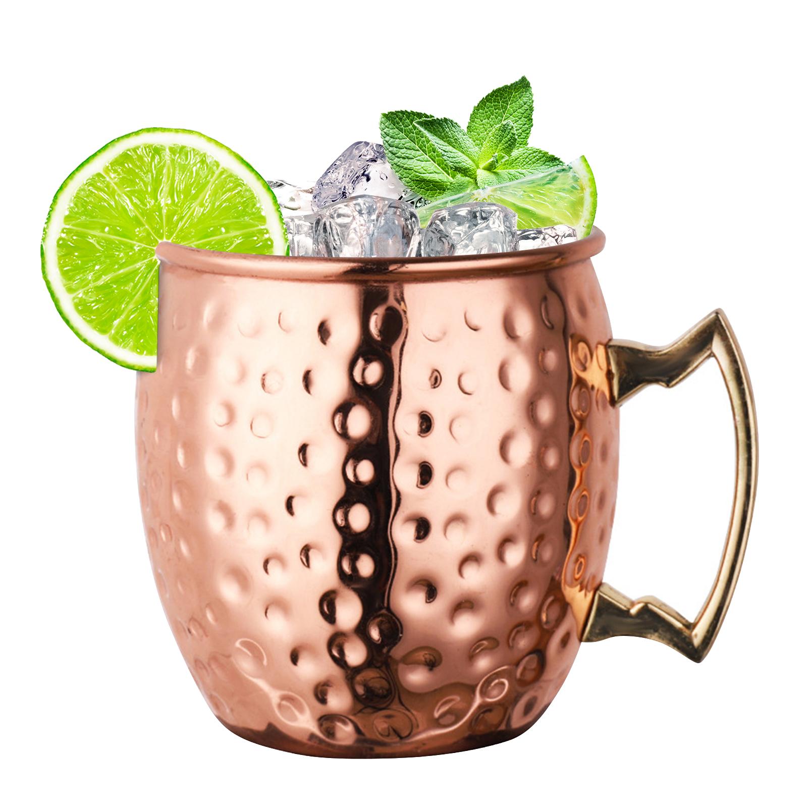 Cốc bằng đồng thép không gỉ, đựng bia, Cocktail 530ml