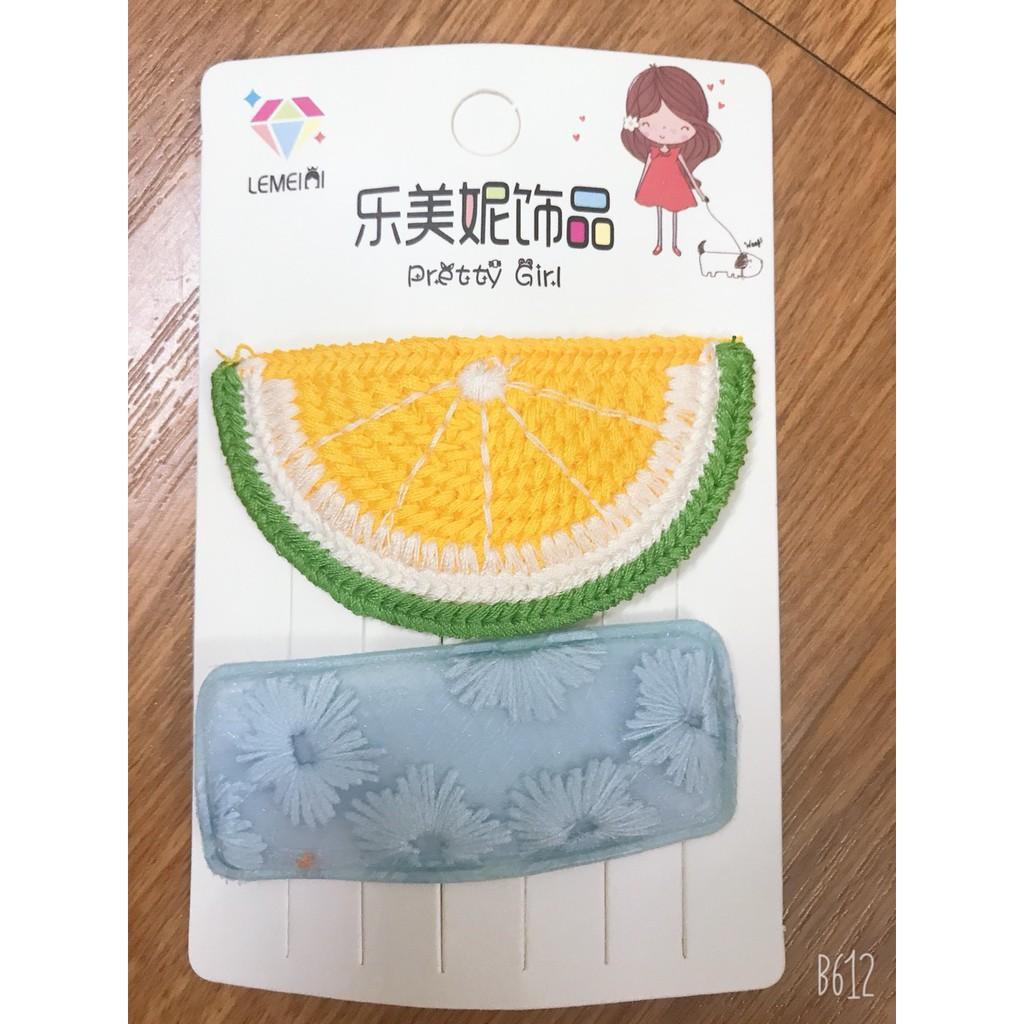 Sét 2 kẹp tóc hình dễ thương