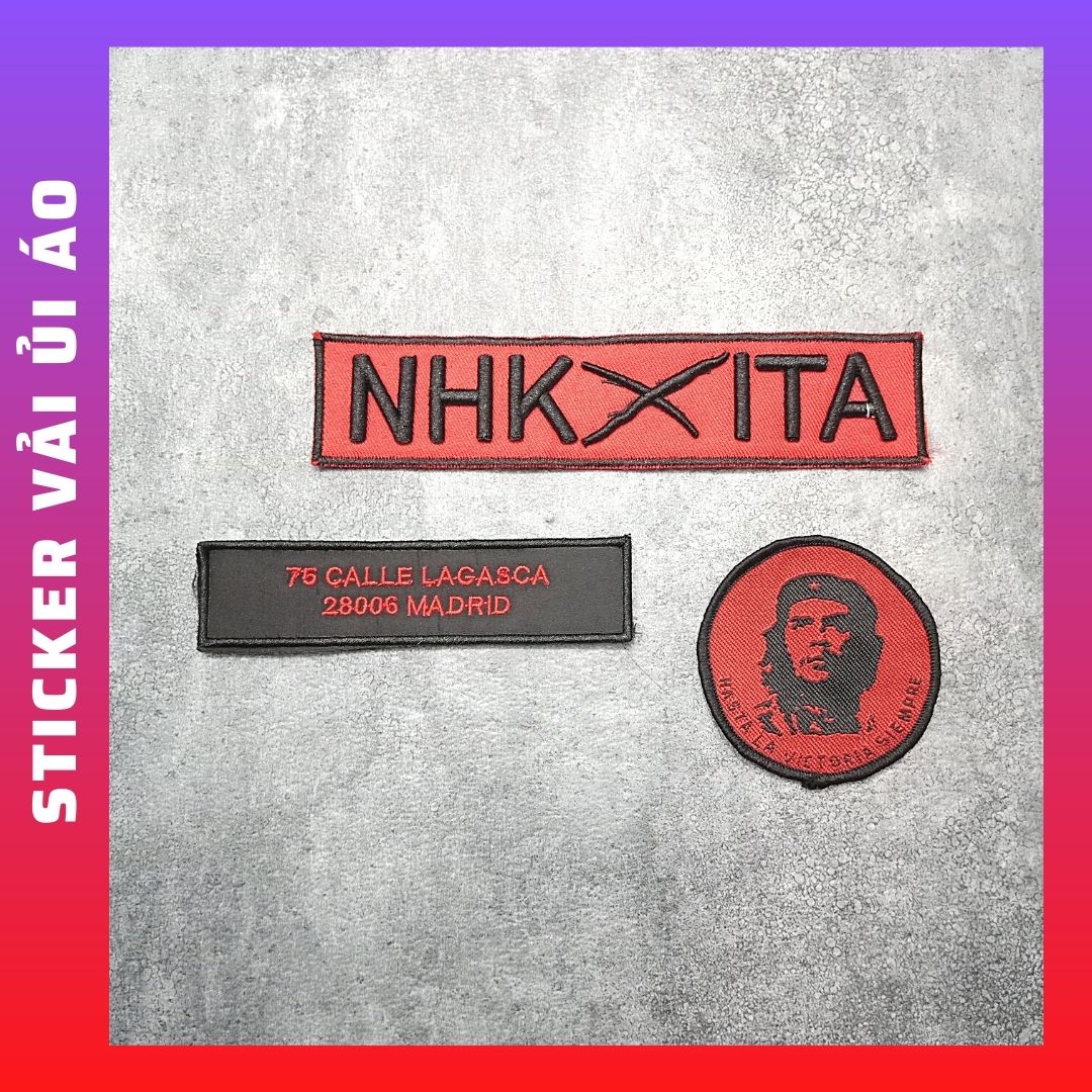 Sticker Patch Ủi Quần Áo,BALO phụ kiện thời trang dùng để trang trí quần áo !
