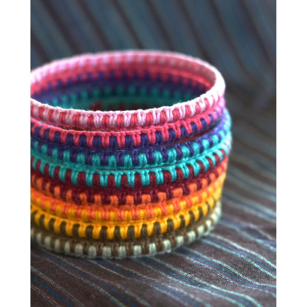 Vòng tay vòng chân may mắn - Wendy - Friendship bracelet - double nodes-Vòng tay tình bạn - Vòng tay bạn bè handmade DIY